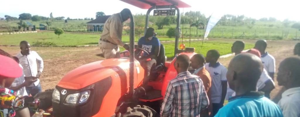 Handover of LEGS TRACTOR to Nwoya Mixed Farmers SACCO